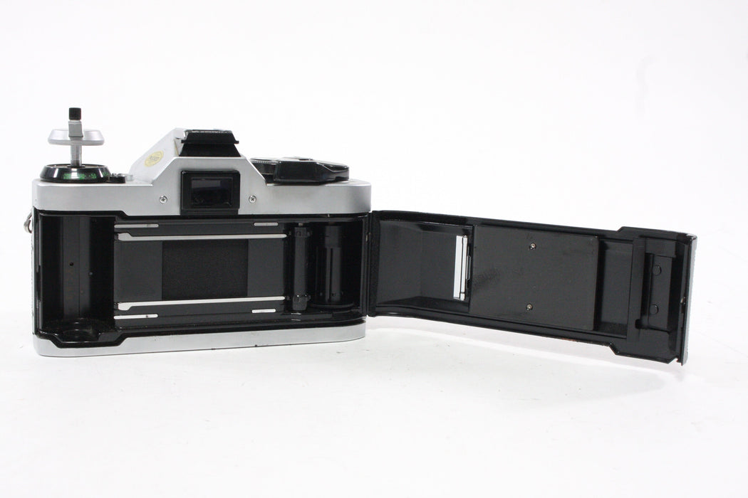 Canon AE-1 Program 35mm SLR Camera with 50mm f/1.8 FD Lens