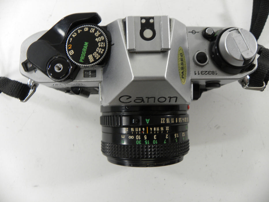 Canon AE-1 Program 35mm SLR w/50mm f1.8