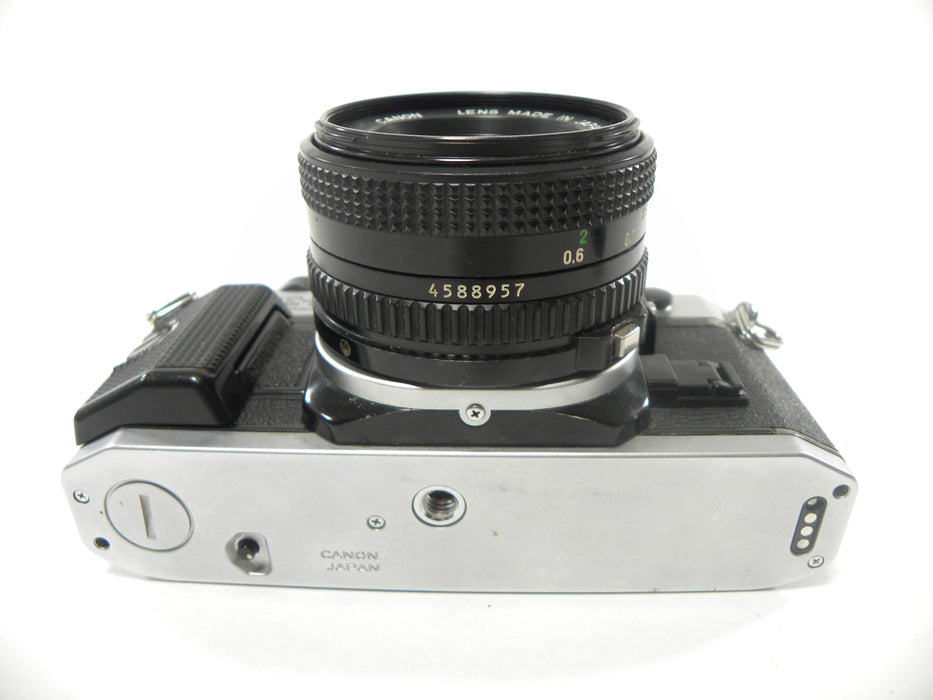 Canon AE-1 Program 35mm SLR Camera with a 50mm f/1.8 Lens
