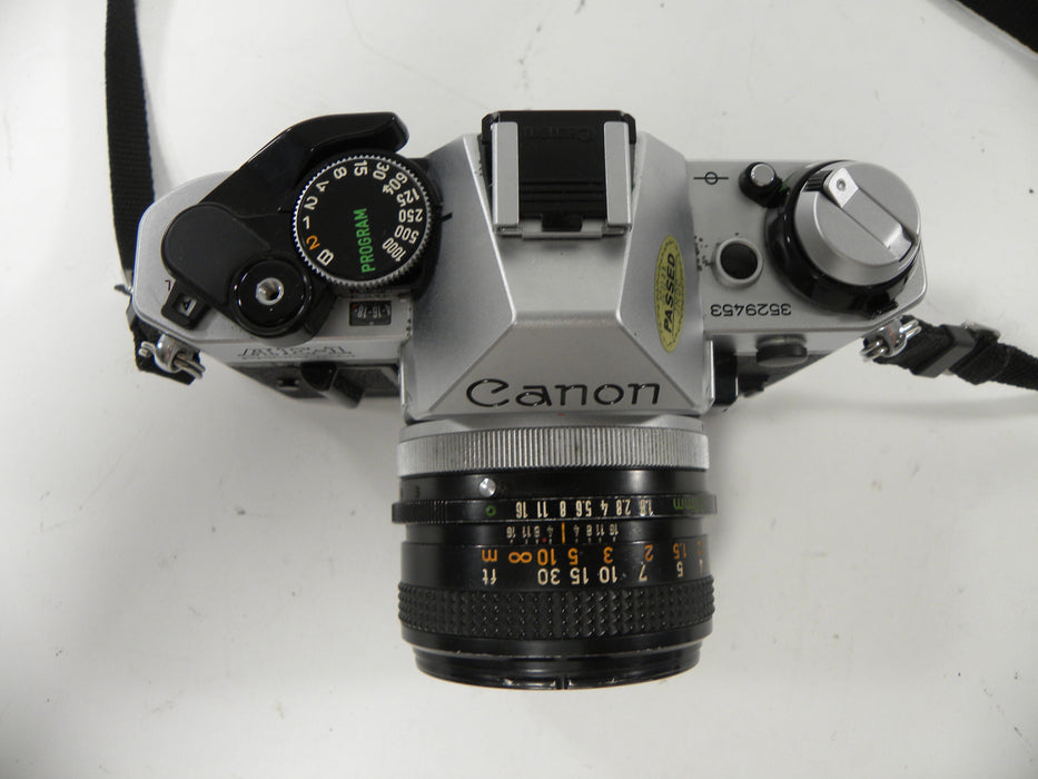 Canon AE-1 Program 35mm SLR w/FD 50mm f1.8