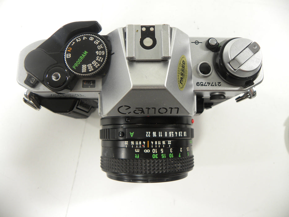 Canon AE-1 Program 35mm SLR w/FD 50mm f1.8