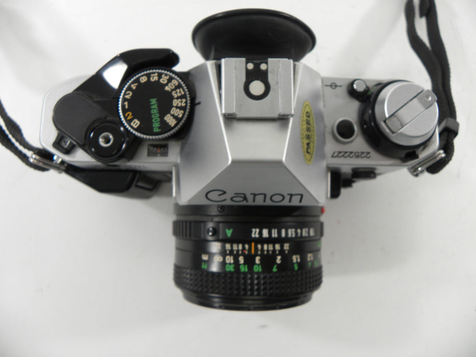 Canon AE-1 Program 35mm SLR w/FD 50mm f1.8