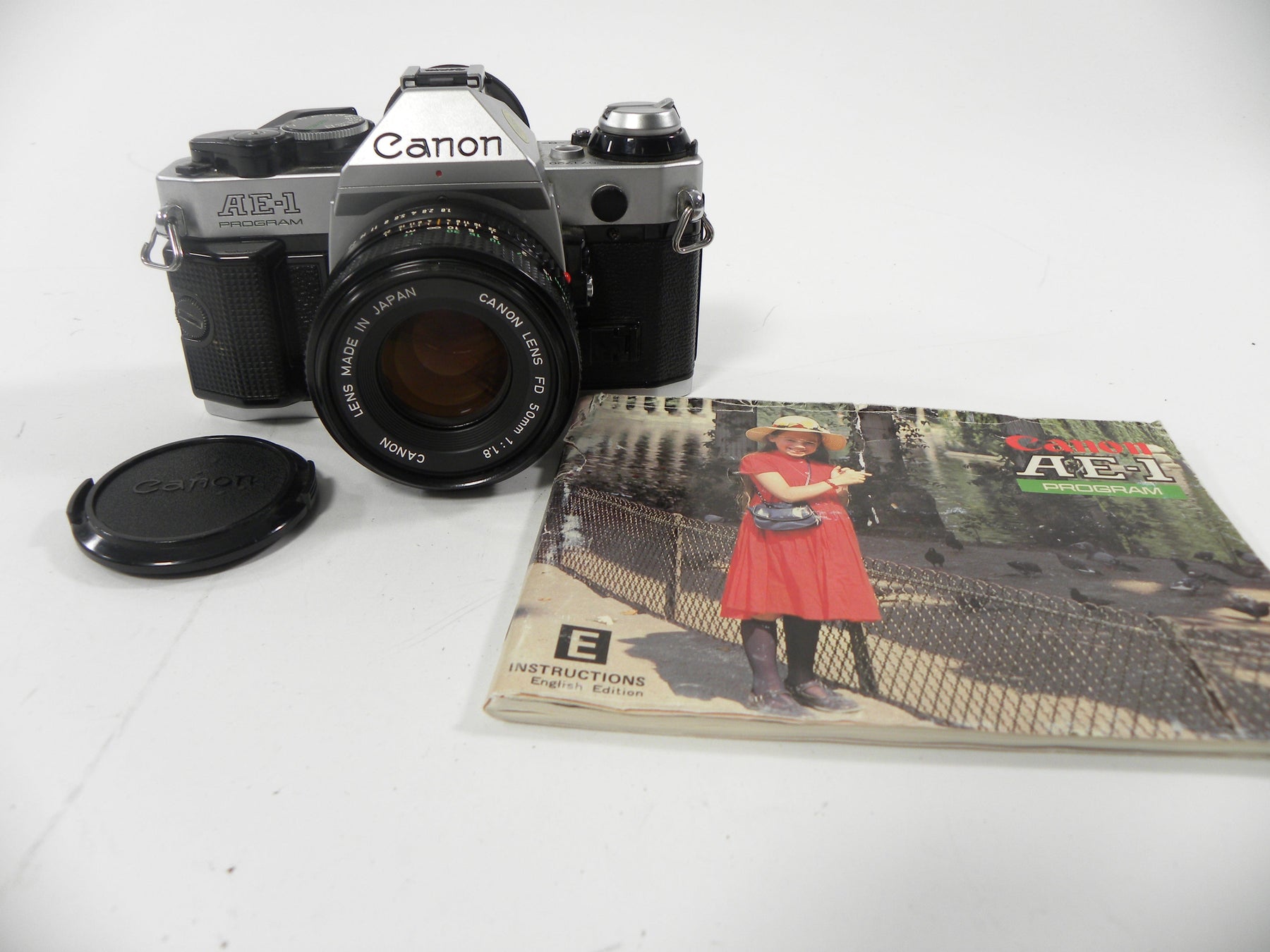 Canon AE-1 Program 35mm SLR w/FD 50mm f1.8
