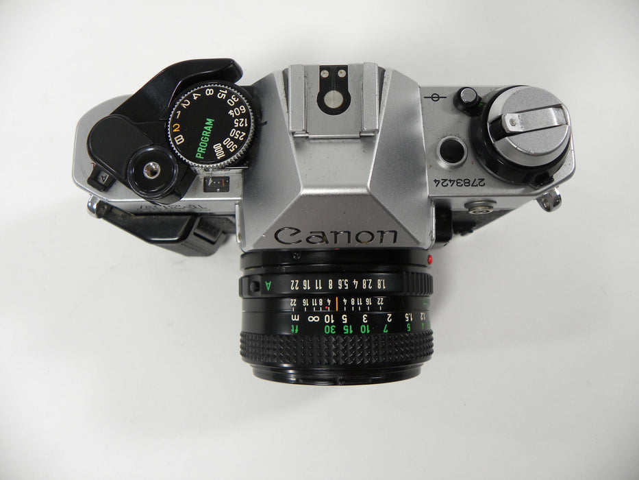 Canon AE-1 Program 35mm SLR w/FD 50mm f1.8