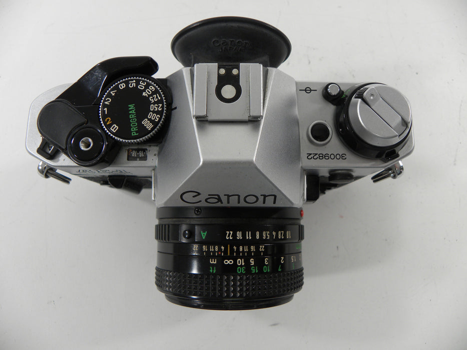 Canon AE-1 Program 35mm SLR w/FD 50mm f1.8