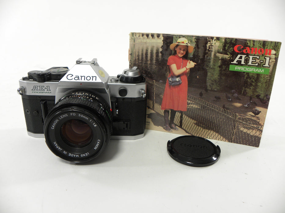 Canon AE-1 Program 35mm SLR w/FD 50mm f1.8