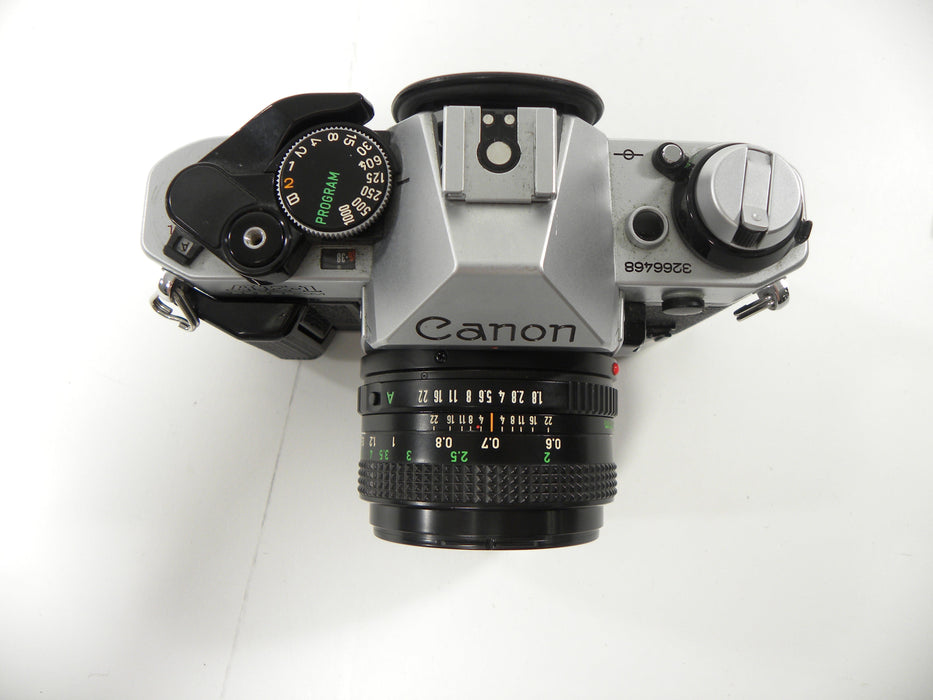 Canon AE-1 Program 35mm SLR w/FD 50mm f1.8