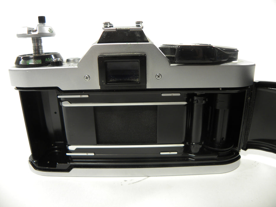 Canon AE-1 Program 35mm SLR Camera with a 50mm f/1.8 FD Lens