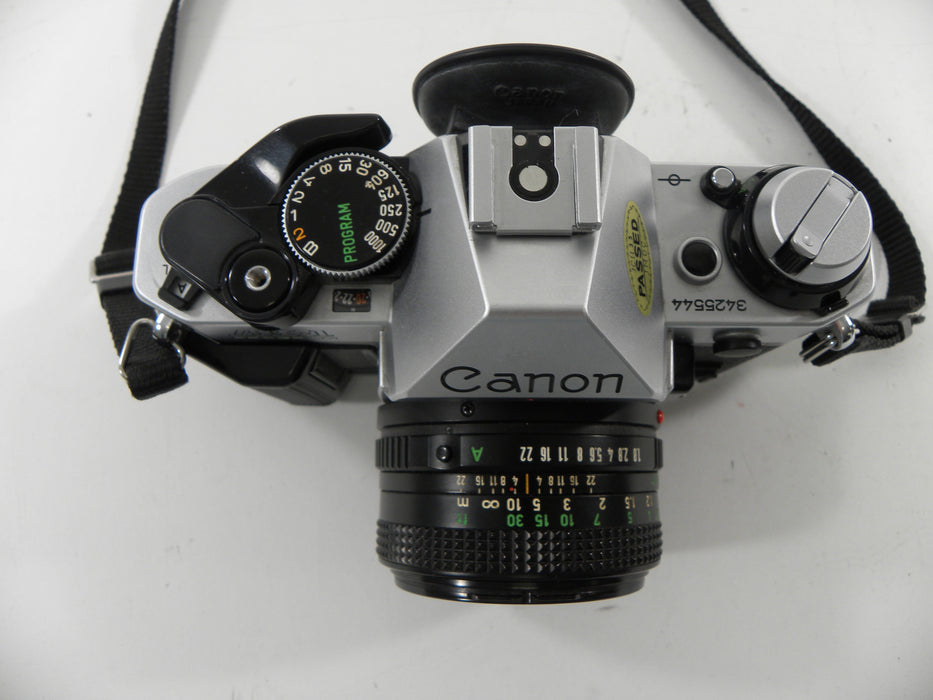 Canon AE-1 Program 35mm SLR w/FD 50mm f1.8