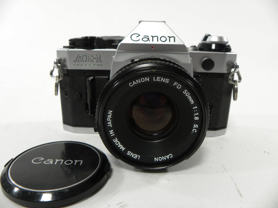 Canon AE-1 Program 35mm SLR w/FD 50mm f1.8