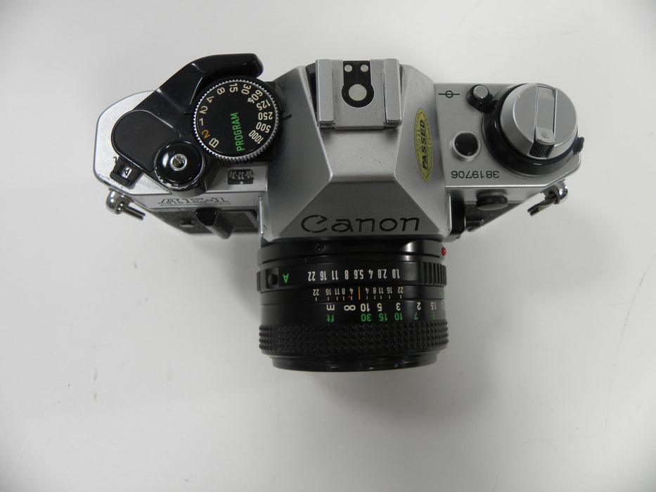 Canon AE-1 Program 35mm SLR w/FD 50mm f1.8