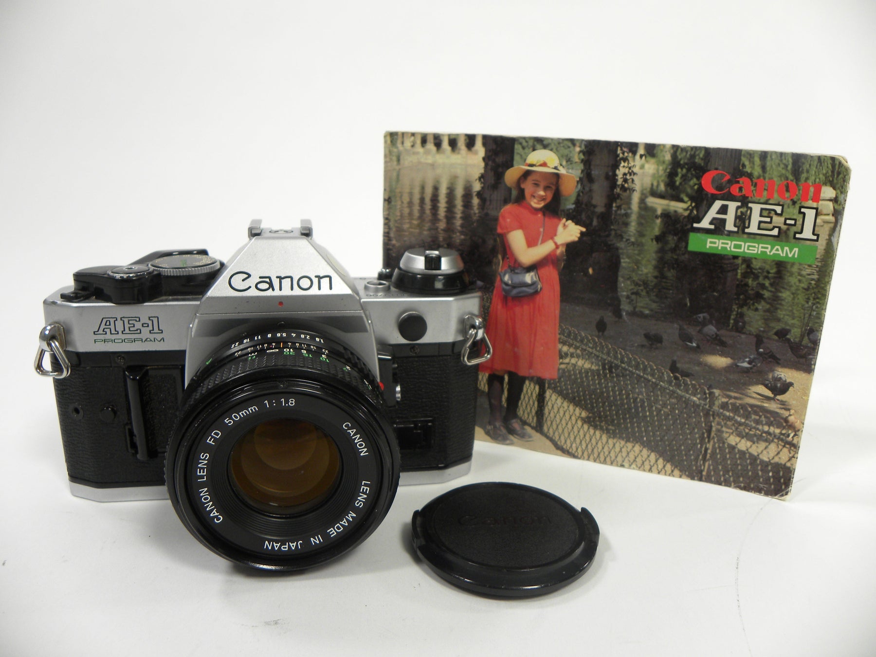 Canon AE-1 Program 35mm SLR w/FD 50mm f1.8
