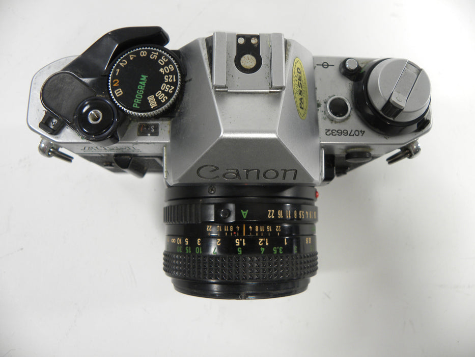 Canon AE-1 Program 35mm SLR w/FD 50mm f1.8
