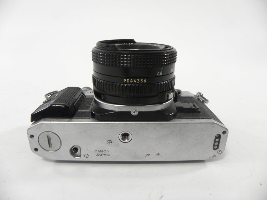 Canon AE-1 Program 35mm SLR w/FD 50mm f1.8 (Parts or Repair) See Discrtiption