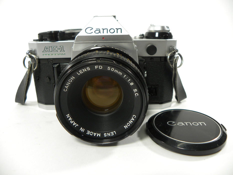 Canon AE-1 Program 35mm SLR w/FD 50mm f1.8 S.C.