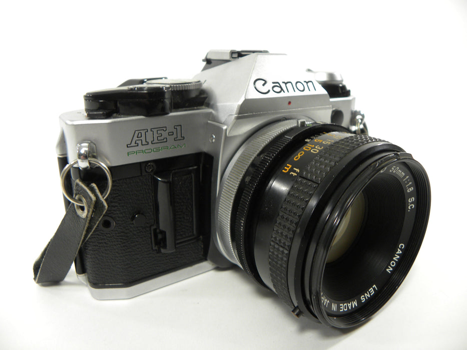 Canon AE-1 Program 35mm SLR w/FD 50mm f1.8 S.C.