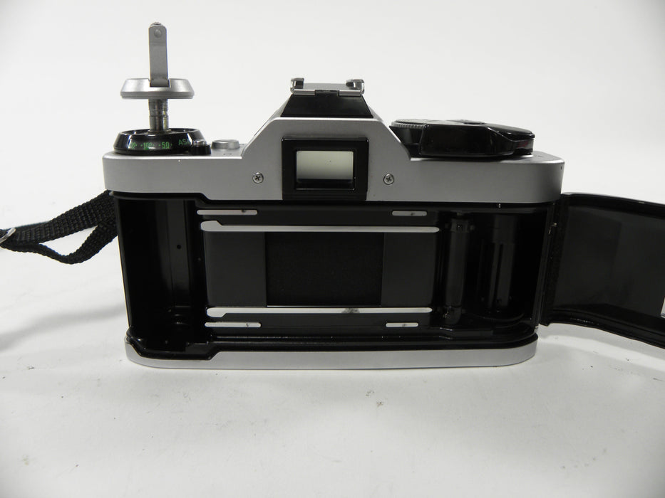 Canon AE-1 Program 35mm SLR Camera with a 50mm f/1.8 S.C. FD Lens