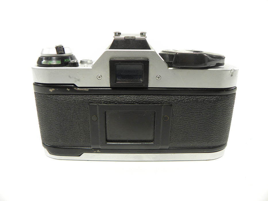 Canon AE-1 Program 35mm SLR Camera with a 50mm f/1.8 S.C. FD Lens