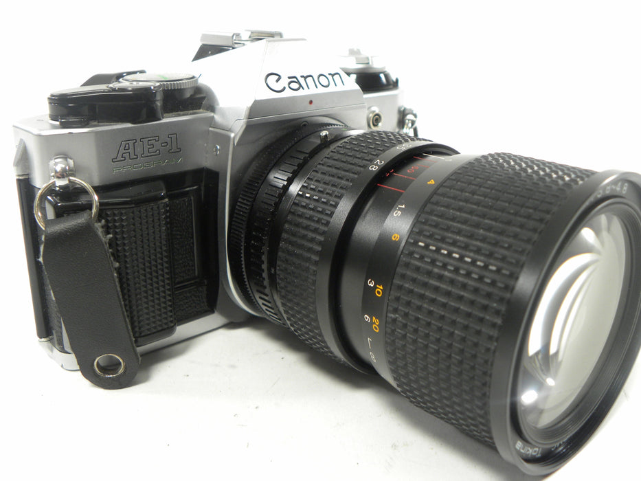 Canon AE-1 Program 35mm SLR w/Tokina RMC EMZ 28-80mm f3.8-4.8