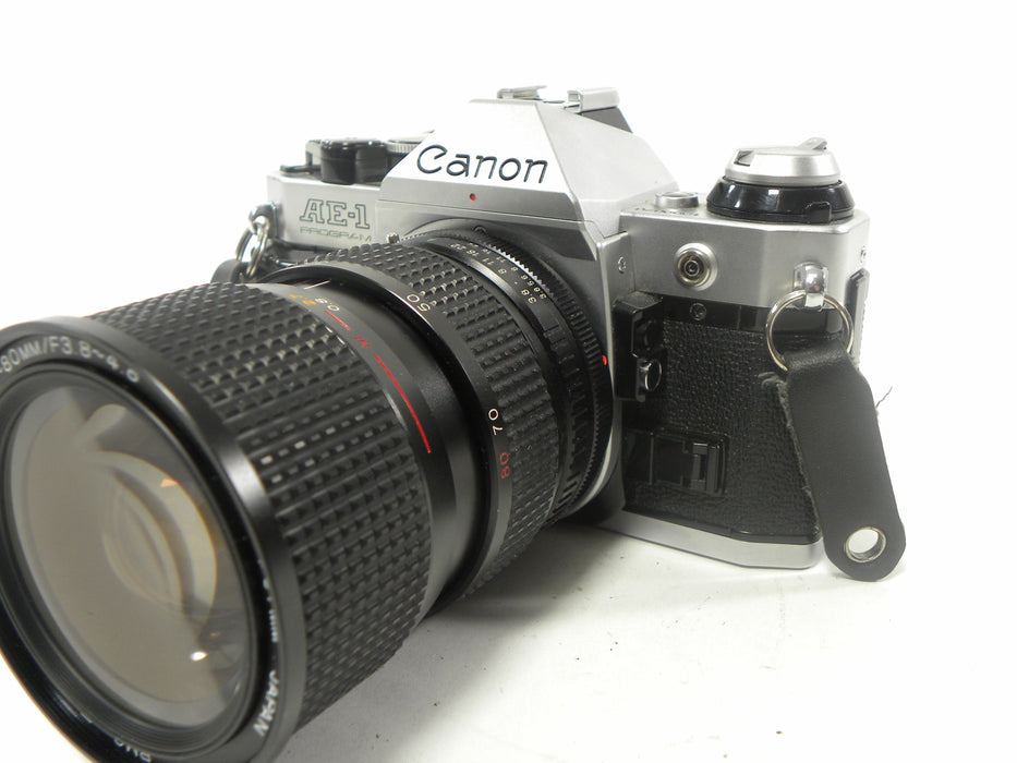 Canon AE-1 Program 35mm SLR w/Tokina RMC EMZ 28-80mm f3.8-4.8