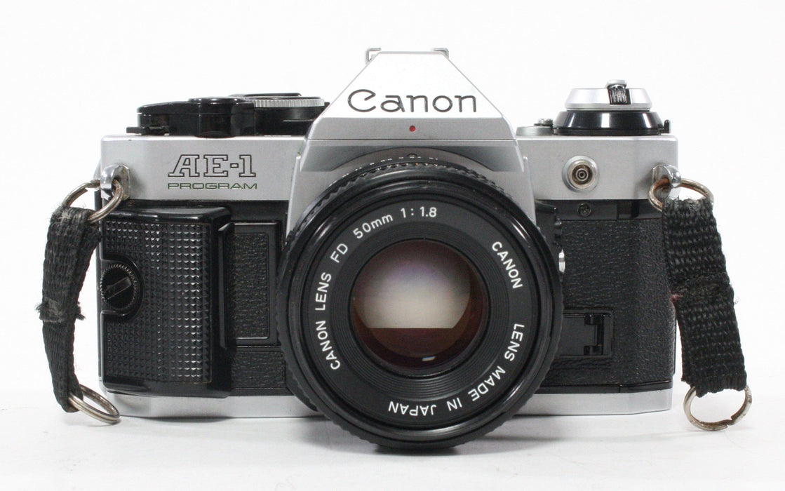 Canon AE-1 Program Camera with 50mm f/1.8 Lens