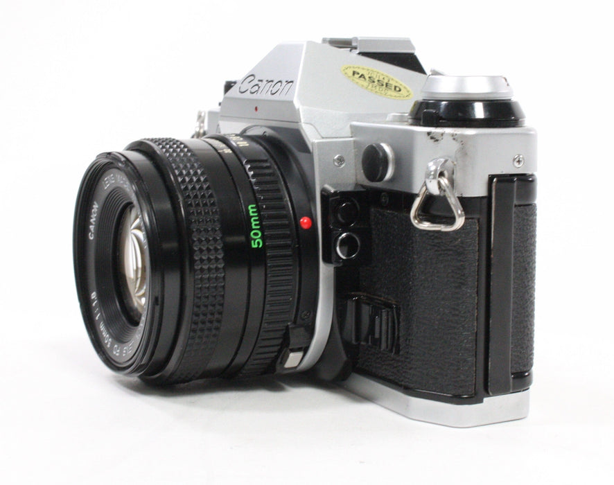 Canon AE-1 Program SLR Camera with 50mm f/1.8 FD Lens