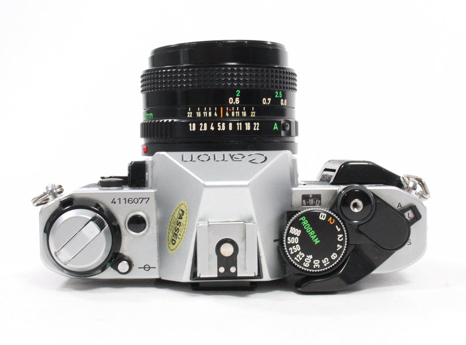 Canon AE-1 Program SLR Camera with 50mm f/1.8 FD Lens