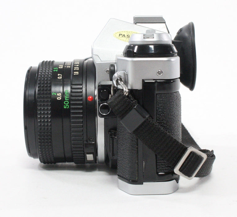 Canon AE-1 Program SLR Camera with 50mm f/1.8 Lens