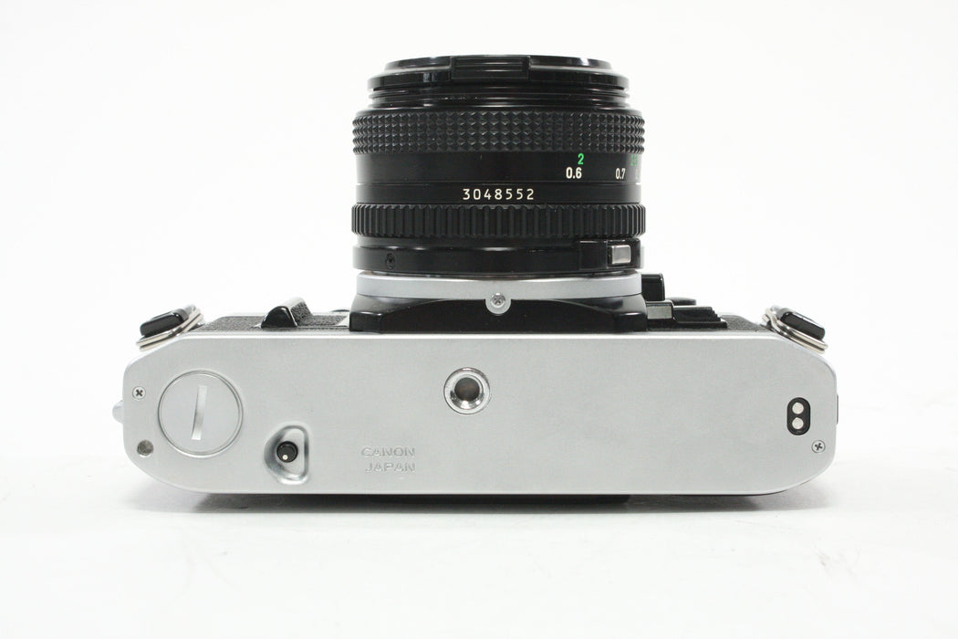 Canon AE-1 Program SLR Camera with 50mm f/1.8 Lens