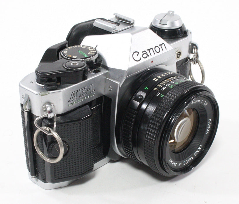 Canon AE-1 Program with 50 mm f/1.8 Lens