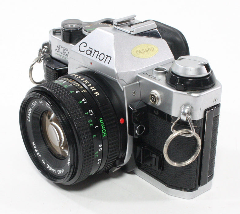 Canon AE-1 Program with 50 mm f/1.8 Lens