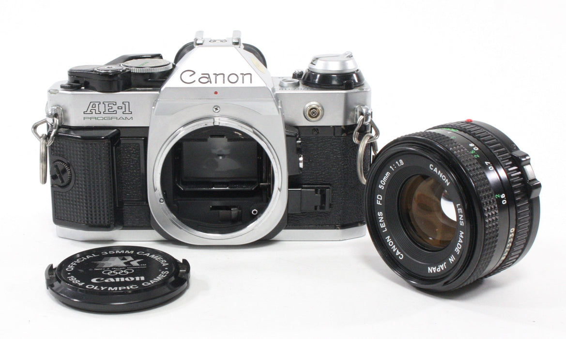 Canon AE-1 Program with 50 mm f/1.8 Lens