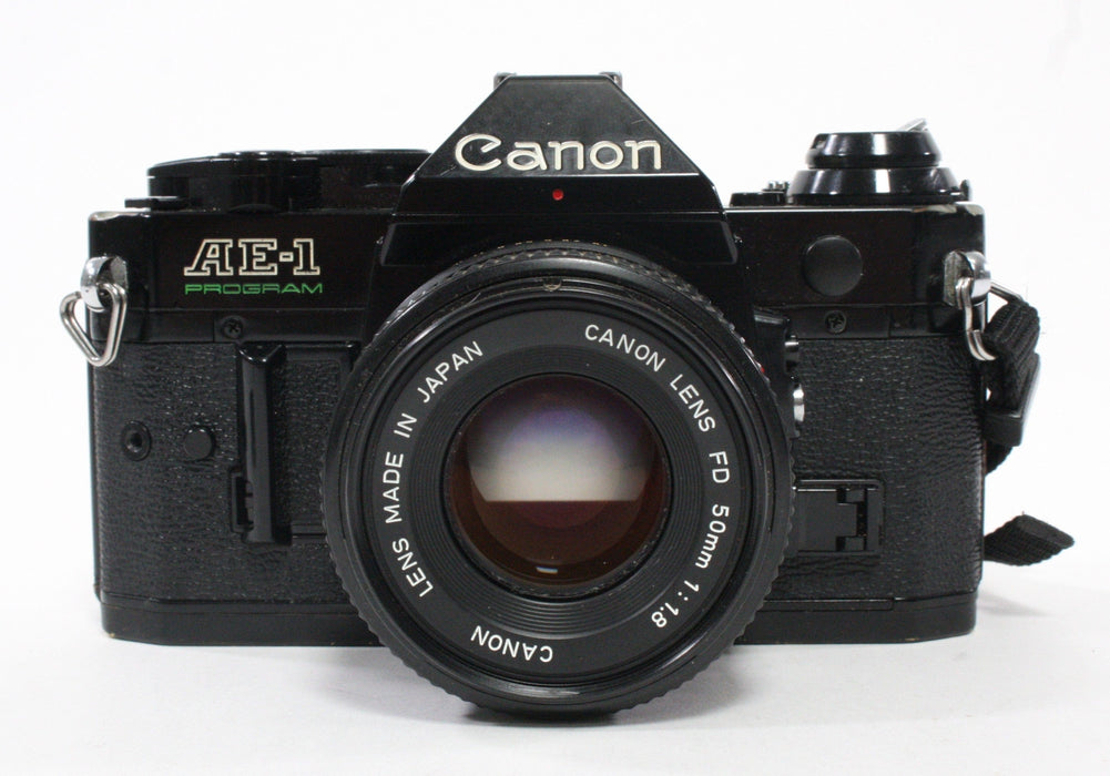 Canon AE-1 Program with 50mm f/1.8 Lens (Black)