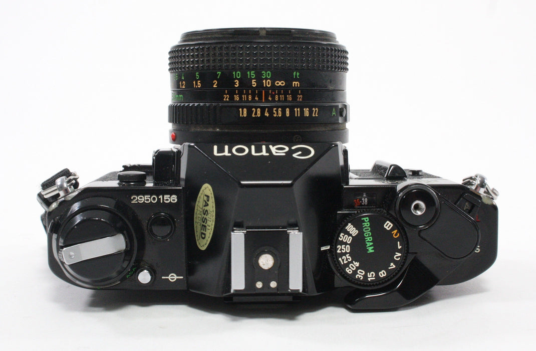 Canon AE-1 Program with 50mm f/1.8 Lens (Black)