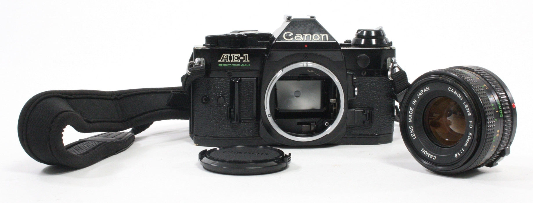 Canon AE-1 Program with 50mm f/1.8 Lens (Black)