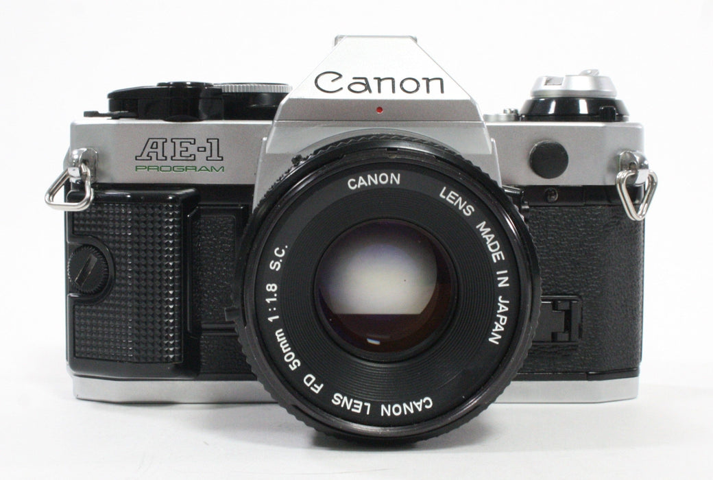 Canon AE-1 Program with 50mm f/1.8 S.C. Lens