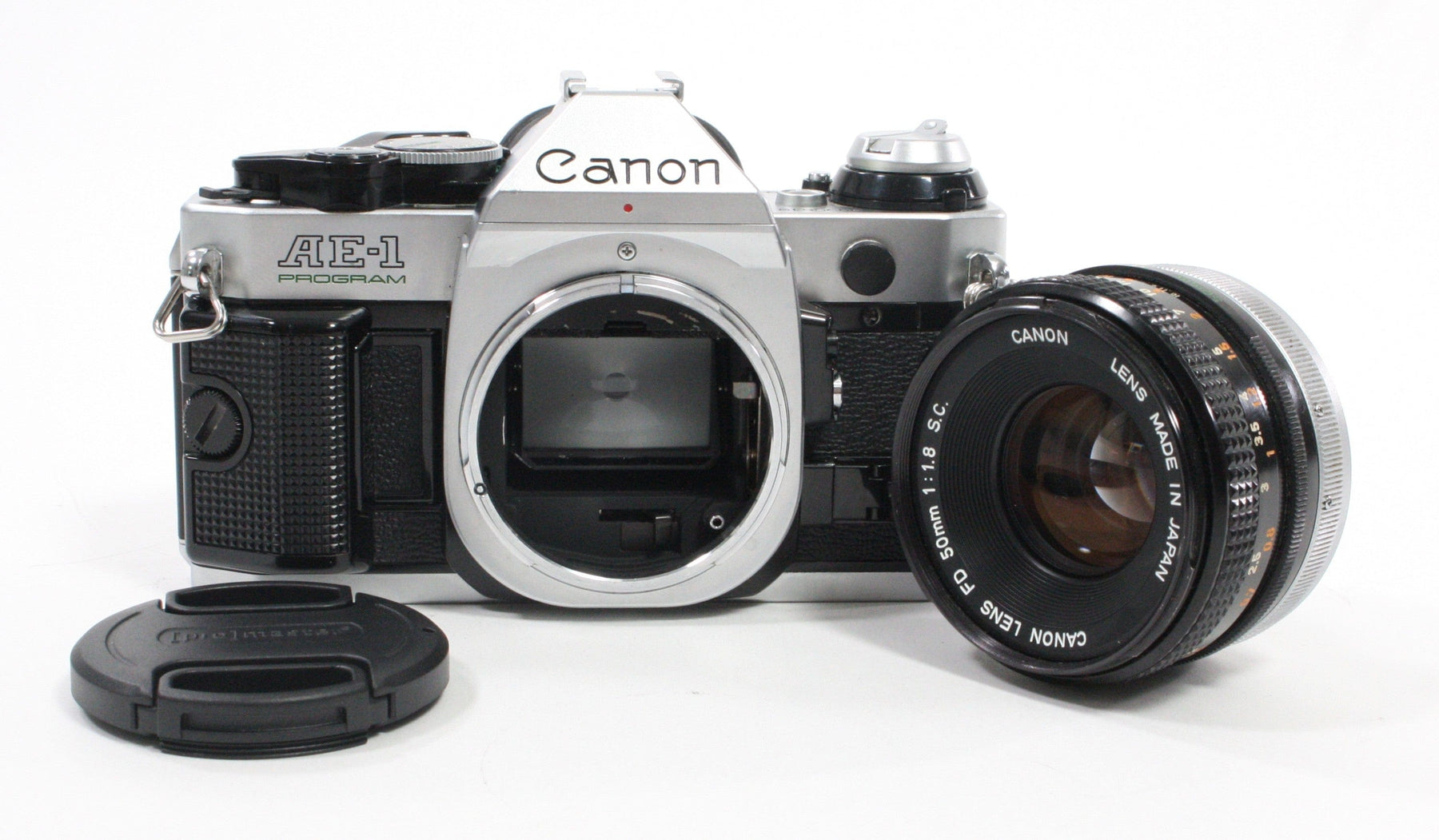 Canon AE-1 Program with 50mm f/1.8 S.C. Lens