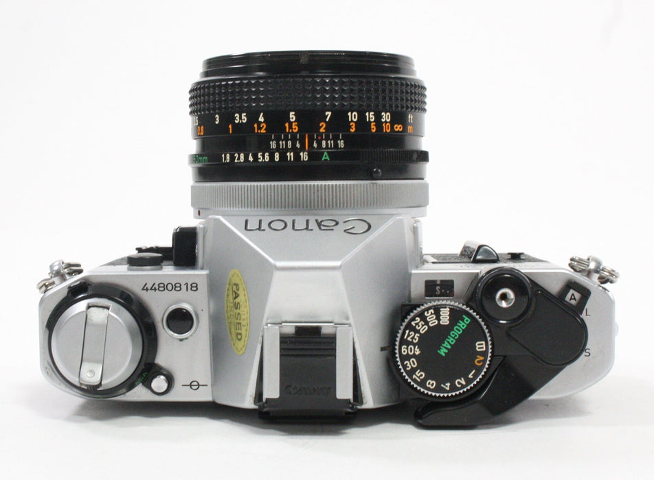 Canon AE-1 Program with 50mm f/1.8 S.C. Lens