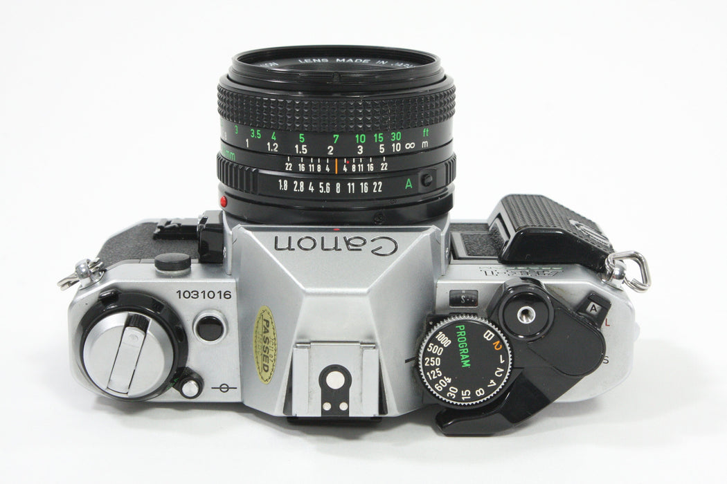 Canon AE-1 Program with 50mm F1.8 Lens