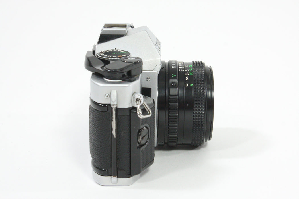 Canon AE-1 Program with 50mm F1.8 Lens