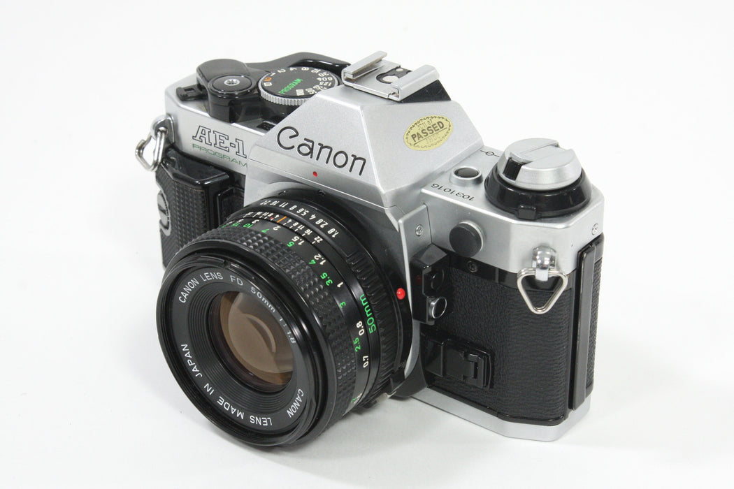 Canon AE-1 Program with 50mm F1.8 Lens