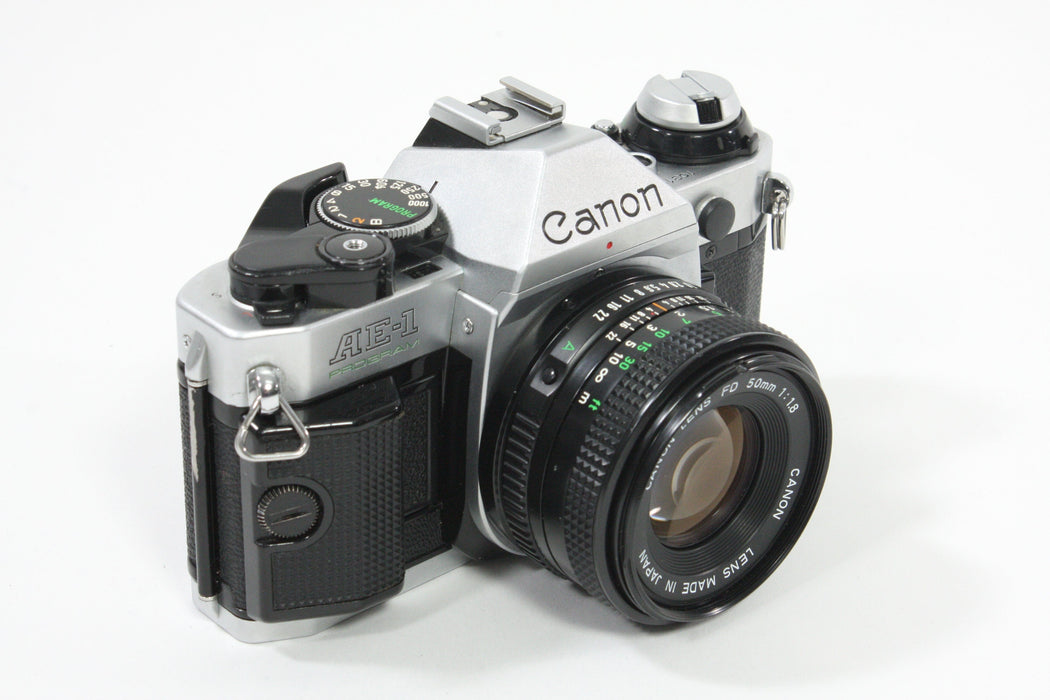 Canon AE-1 Program with 50mm F1.8 Lens