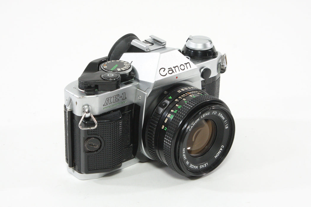 Canon AE-1 Program with 50mm F1.8 Lens