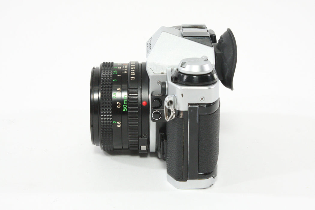 Canon AE-1 Program with 50mm F1.8 Lens