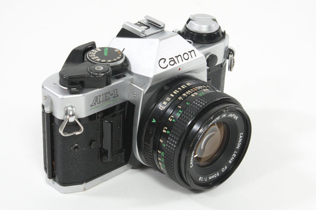 Canon AE-1 Program with 50mm F1.8 Lens