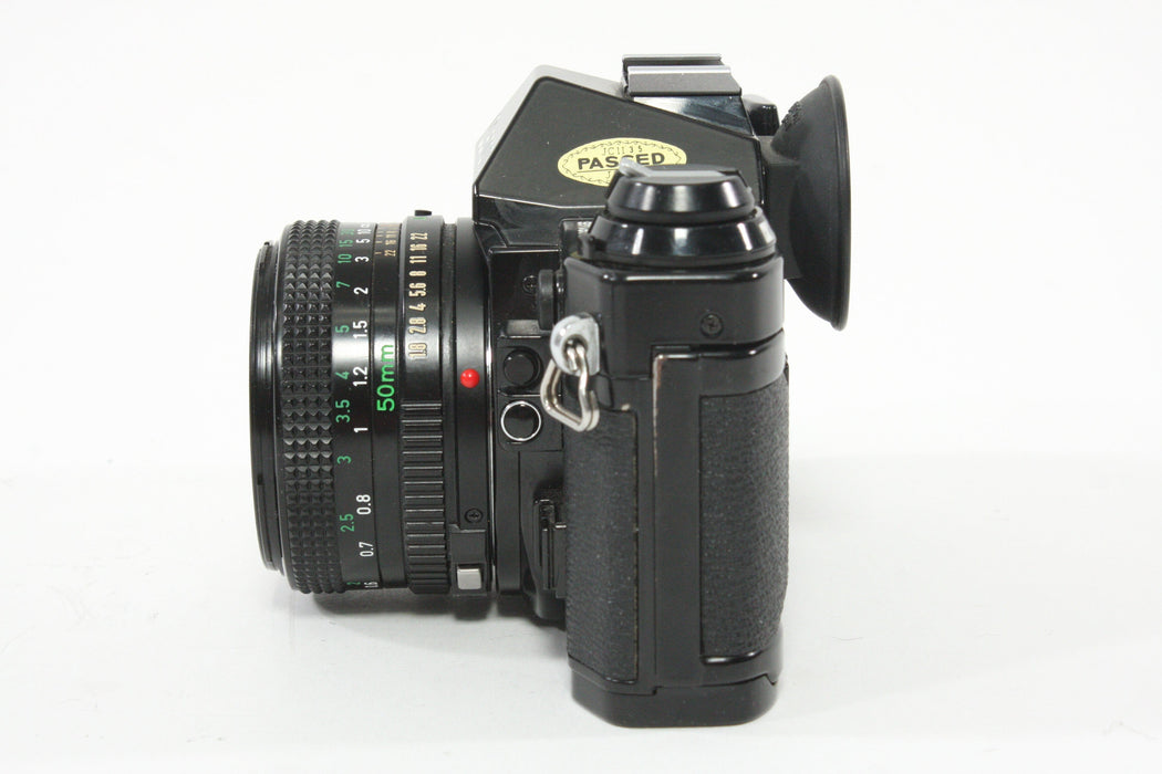 Canon AE-1 Program with 50mm F1.8 Lens (Black)