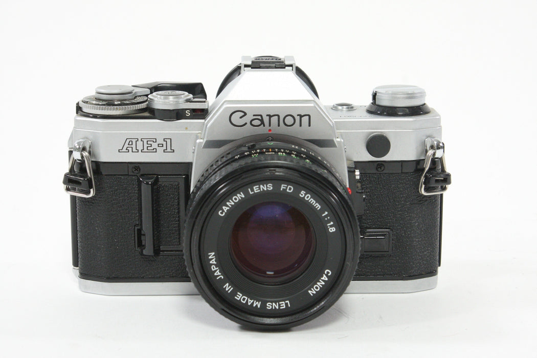 Canon AE-1 with 50mm F1.8 lens