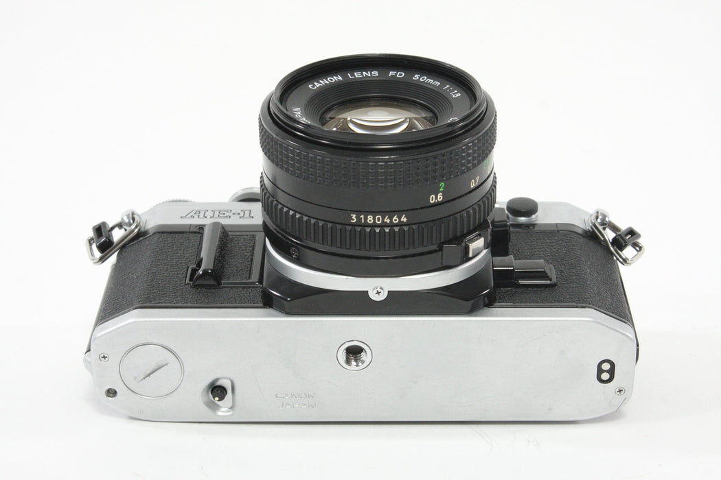 Canon AE-1 with 50mm F1.8 lens