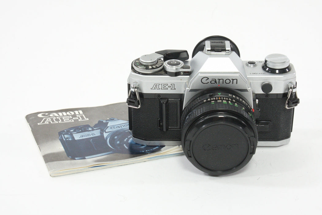 Canon AE-1 with 50mm F1.8 lens