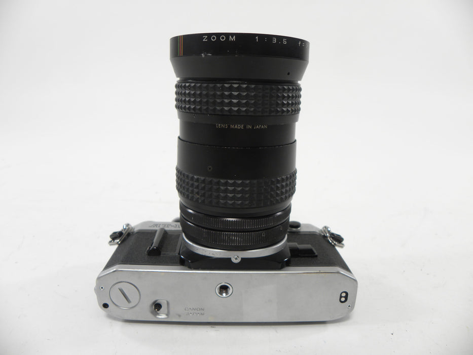 Canon AT-1 35mm SLR camera w/Makinon 28-80mm f3.5